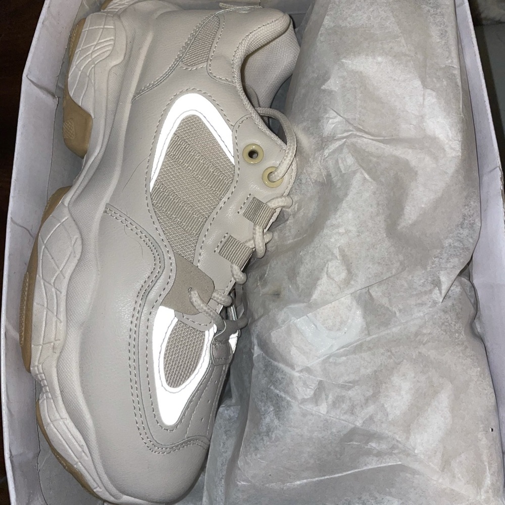 NEW Chunky Tan Sneakers